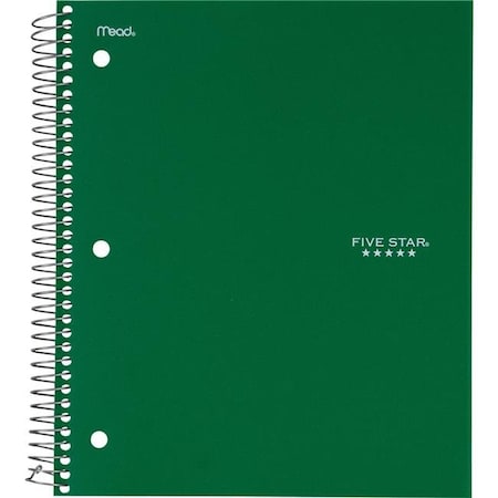 Pen2Paper 8.5 x 11.5 in. Wirebound College Ruled Notebook - 5 Subject; Green PE521476